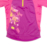 STOKE Cycling Girls Jersey Pink 1/4 Zip M