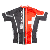 TZAMO Cycling Zip Up Mens Jersey Black High Neck XL