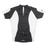 FORCE Cycling Zip Up Mens Jersey Black High Neck M