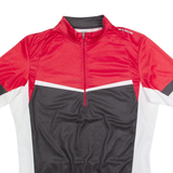 OXYLANE Cycling Mens Jersey Black 1/2 Zip M