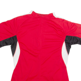 STOKE Cycling Mens Jersey Red 1/2 Zip S