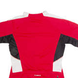 STOKE Cycling Mens Jersey Red 1/2 Zip S