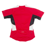 STOKE Cycling Mens Jersey Red 1/2 Zip S