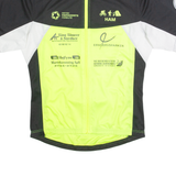 ROGELLI Cycling Zip Up Mens Jersey Yellow High Neck XL