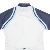 DESCENTE Cycling Zip Up Mens Jersey White High Neck M
