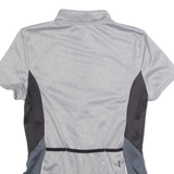 CRIVIT Cycling Zip Up Womens Jersey Grey High Neck M