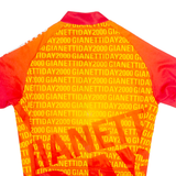 CIEGI Cycling Zip Up Mens Jersey Orange High Neck XS