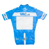 CRAFT Cycling Zip Up Mens Jersey Blue High Neck XS