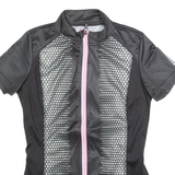 CRIVIT Cycling Zip Up Womens Jersey Black High Neck S