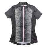 CRIVIT Cycling Zip Up Womens Jersey Black High Neck S