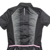 CRIVIT Cycling Zip Up Womens Jersey Black High Neck S