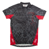 CRIVIT Cycling Zip Up Mens Jersey Black High Neck XL