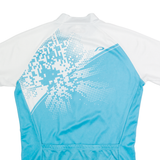 PROTECTIVE Cycling Womens Jersey Blue 1/4 Zip S