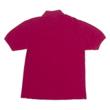 LACOSTE Mens Polo Shirt Maroon S