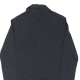 LACOSTE Mens Polo Shirt Black Long Sleeve S