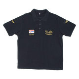 Mens Polo Shirt Black L