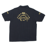 Mens Polo Shirt Black L