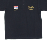 Mens Polo Shirt Black L