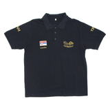 Mens Polo Shirt Black L