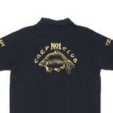 Mens Polo Shirt Black L