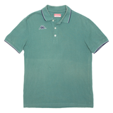 KAPPA Mens Polo Shirt Green L