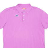 KAPPA Mens Polo Shirt Purple 2XL