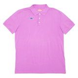 KAPPA Mens Polo Shirt Purple 2XL