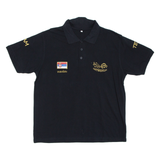 Mens Polo Shirt Black L