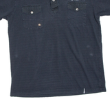 ROUGH RIDER JEANS Slim Fit Mens Polo Shirt Black L