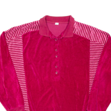 Velvet Womens Polo Shirt Pink Long Sleeve L