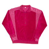 Velvet Womens Polo Shirt Pink Long Sleeve L