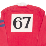 POLO RALPH LAUREN Custom Fit Mens Polo Shirt Red Long Sleeve M