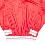 Mens Polo Shirt Red Long Sleeve M
