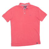 REDWOOD Mens Polo Shirt Pink M