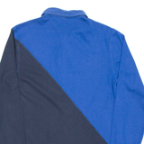 NIKE Mens Polo Shirt Blue Long Sleeve M
