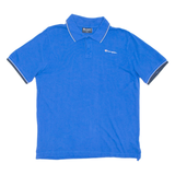 CHAMPION Mens Polo Shirt Blue L