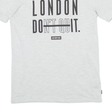 NIKE Womens T-Shirt Grey S