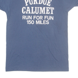 SCREEN STARS Run For Fun Womens T-Shirt Blue L