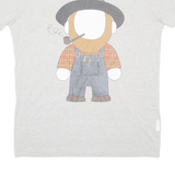 HUMOR Mens T-Shirt Grey L