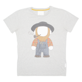 HUMOR Mens T-Shirt Grey L