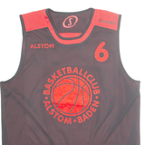SPALDING Basketball Alstom Reversible Mens Jersey Black Sleeveless USA L
