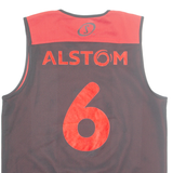 SPALDING Basketball Alstom Reversible Mens Jersey Black Sleeveless USA L