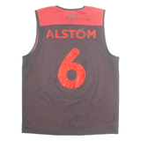 SPALDING Basketball Alstom Reversible Mens Jersey Black Sleeveless USA L