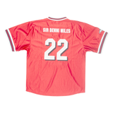 SIR BENNI MILES Mens Jersey Red USA V-Neck L