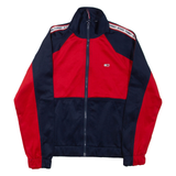 TOMMY HILFIGER Womens Track Jacket Red Colourblock S