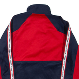 TOMMY HILFIGER Womens Track Jacket Red Colourblock S