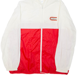 Mens Shell Jacket White Hooded L