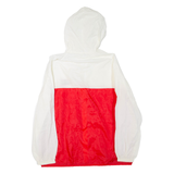 Mens Shell Jacket White Hooded L