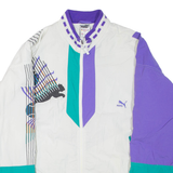 PUMA Mens Track Jacket White Colourblock L