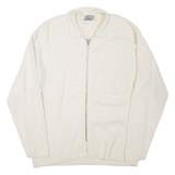 Collared Mens Jacket White L